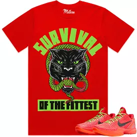 SURVIVAL : Red Sneaker Tees Shirt