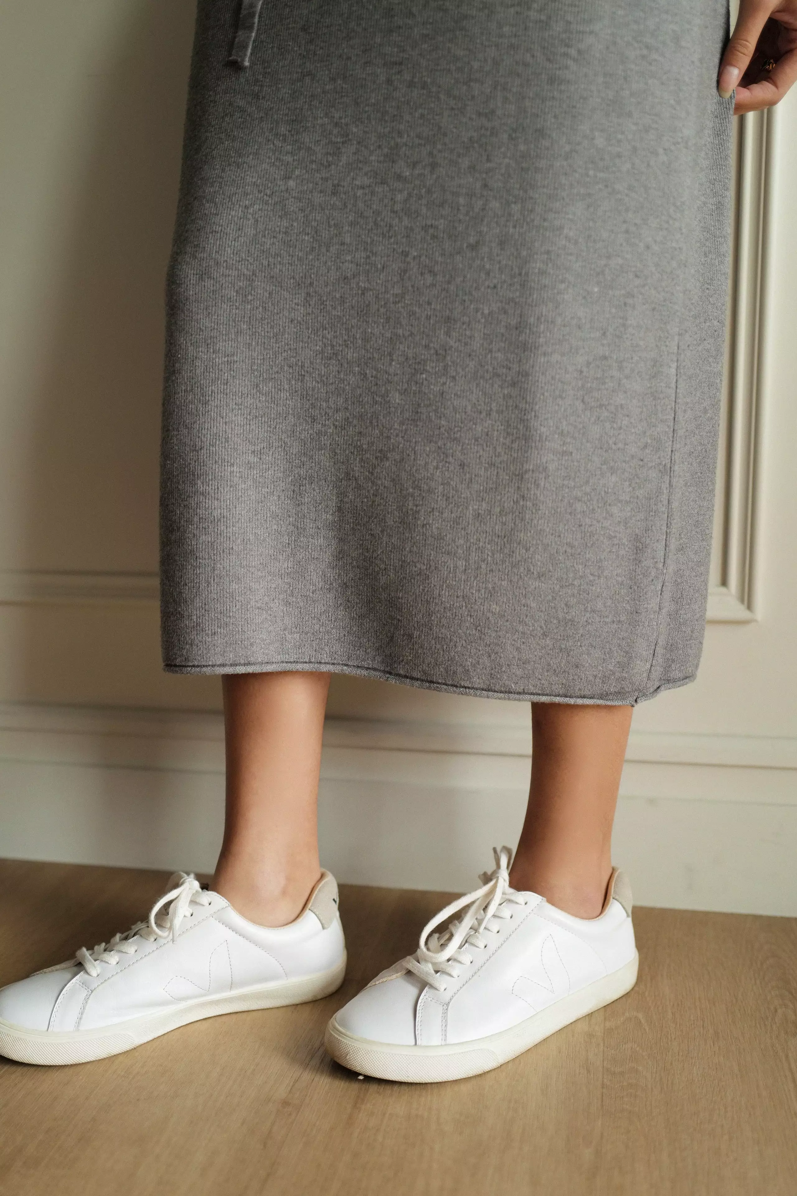 The bund knit skirt