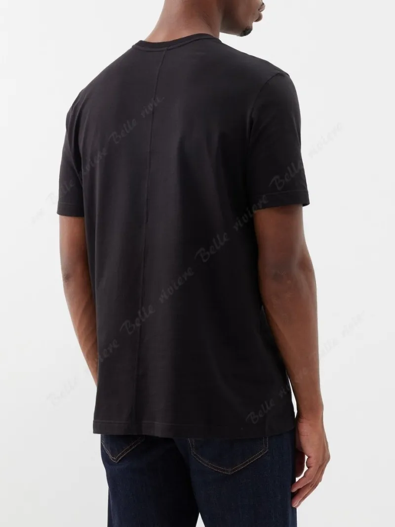 The Row  |Crew Neck Unisex Street Style Plain Cotton Short Sleeves