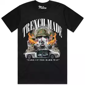 TRENCH MADE : Black Sneaker Tees Shirt