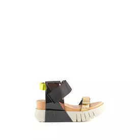 United Nude Delta Platform Sandals in Bronze Multi