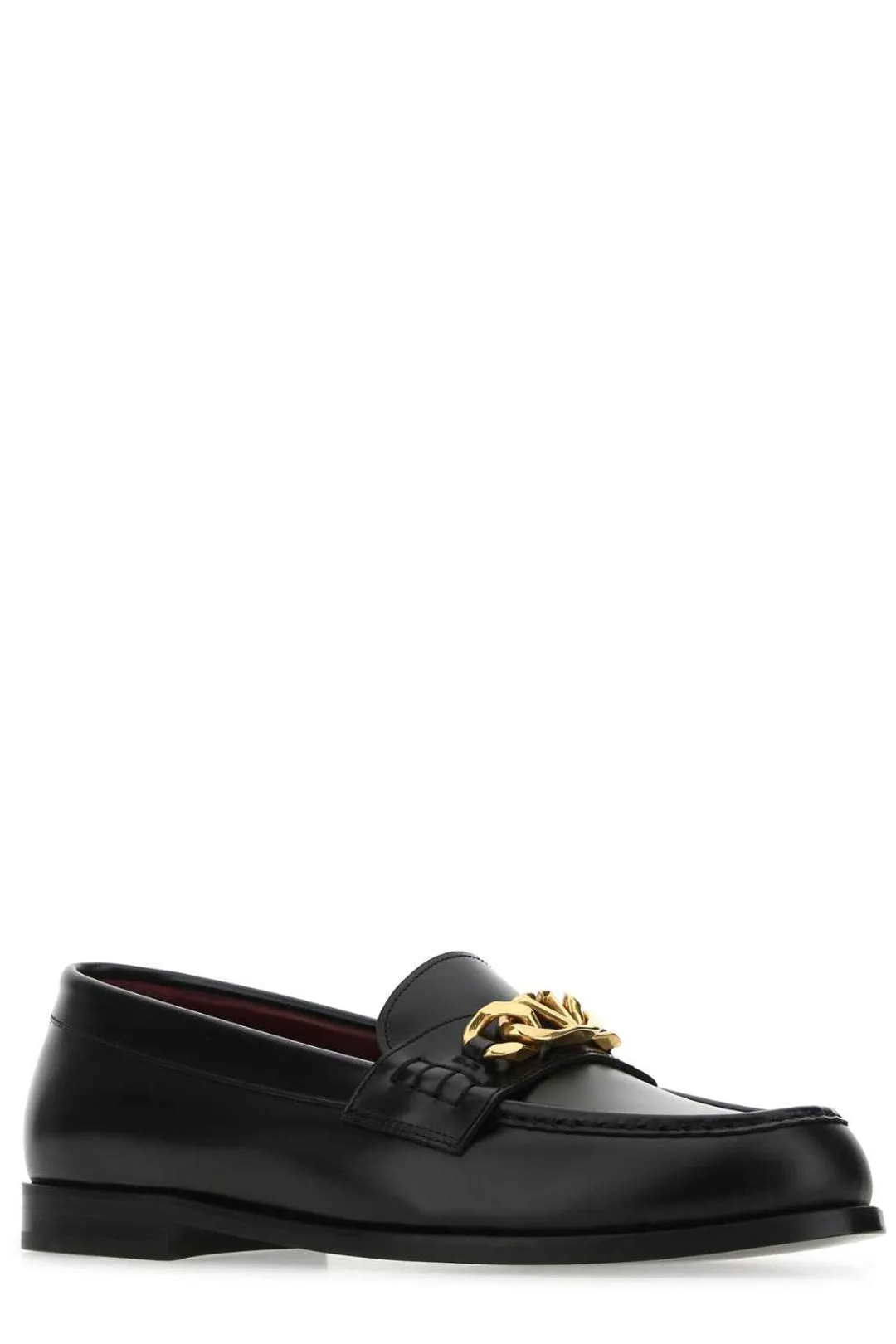 Valentino VLogo Plaque Slip-On Loafers