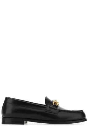 Valentino VLogo Plaque Slip-On Loafers