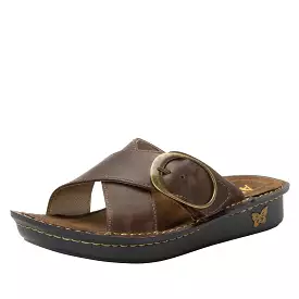 Vanya Oiled Brown Sandal