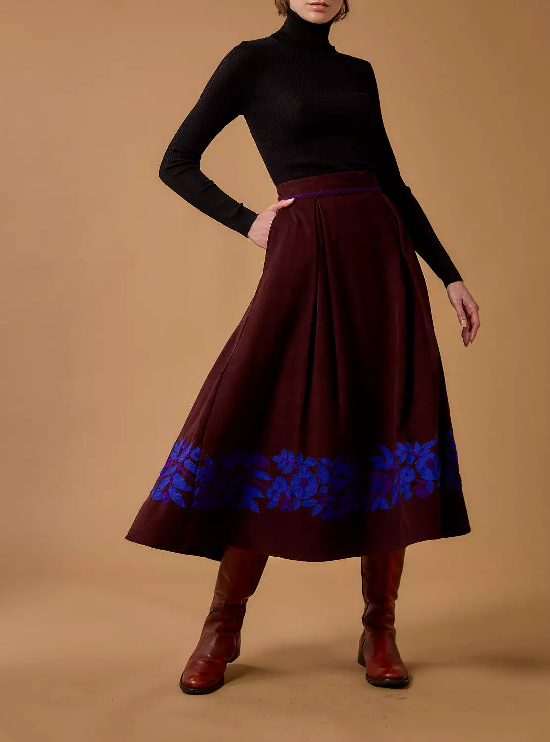 WYNONA SKIRT CHOCOLATE