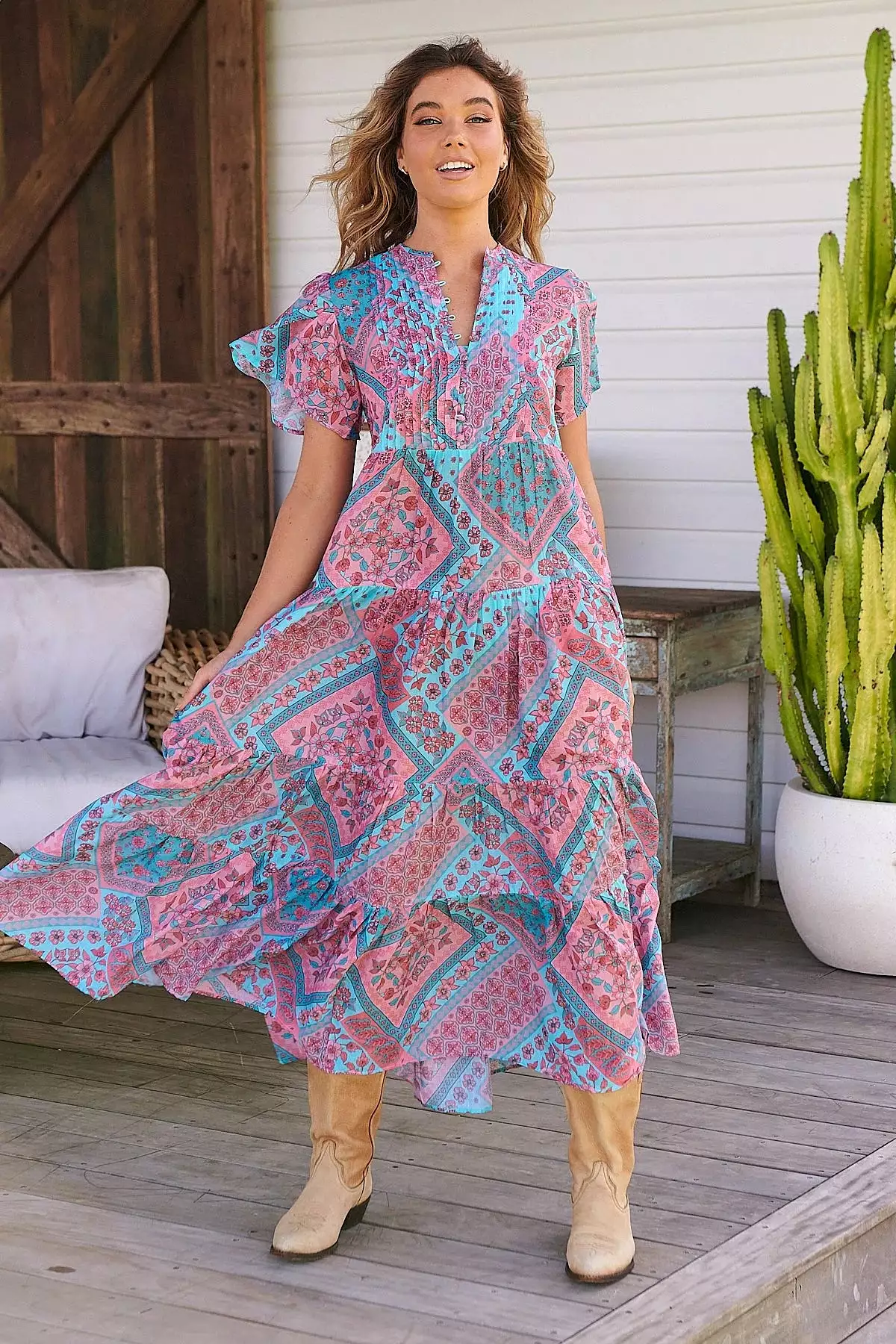 Yoli Maxi Dress - Luana Collection